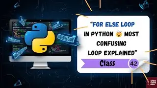 Python for-else Loop Explained 💡 | Class-42 | EASYCODEHUB | Beginner-Friendly & Simple Examples