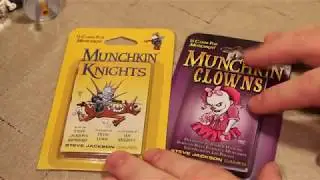 Munchkin Knights and Clowns expansions