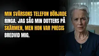 Min svärsons telefon började ringa    Jag såg min dotters namn på skärmen, men hon var precis bredvi
