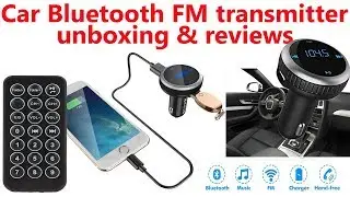 Hindi || Car Bluetooth FM transmitter unboxing & reviews