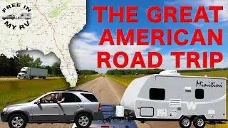 GREAT AMERICAN ROAD TRIP - RV trip from MIAMI to CHICAGO and back, boondocking and exploring.