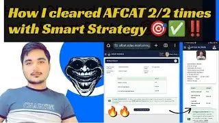 AFCAT 2 2025 Strategy 🎯 | how to crack afcat exam in first attempt | Study Plan 📝 📚 @cdsjourney