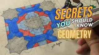 Islamic Geometric Pattern - Tazhib Calligraphy