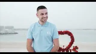 🌅 The Perfect Sunrise Proposal | A Secret Beach in Dubai with Burj Khalifa Views ✨