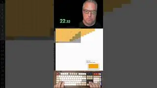 Excel obstacle course puzzle 3. #excel #finance #satisfying #speedrun