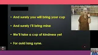 Auld Lang Syne with choreography and voice 2025