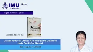 Book Review: Current Review of Chinese Medicine: Quality Control of Herbs and Herbal Material
