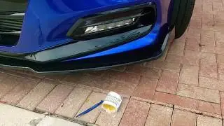 Yellow Fog Light Tint Overlays for Honda Accord 2018-2019 (Dry Application)