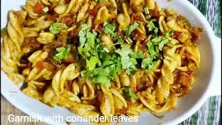 Pasta (Macaroni) |How to make spicy pasta| Rej's n Raj's Food Lab.
