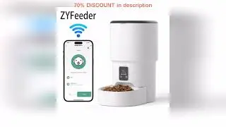 Why Everyone&rsquo;s Talking About This Product! 4L WIFI Button Automatic Cat Feeder Intelligent Cat and