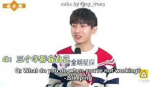 [ENG SUB] Cheng Yi Interview - Cheng Yi talks about his preferences