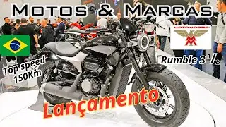 Lan&ccedil;ada no Sal&atilde;o EICMA de 2024 a Moto Morini Rumble 350 3,1/2 com top speed de 150Km