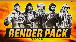 Best Free Fire Render Pack | Latest Free Fire Character PNGs | 1K Special |