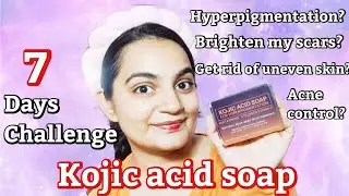 I used Kojic acid soap for 7 days | Kojie san review |