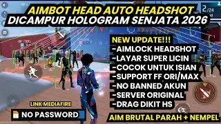 AIMBOT HEADSHOT DICAMPUR HOLOGRAM 2026 ❗❗❗ REGEDIT FF TERBARU 2025 ANTI SERVER CHEAT & ANTI BANNED