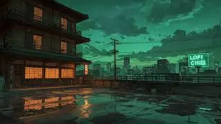 Quiet Japanese Night Lofi 🌧️ Calm Rain Vibes