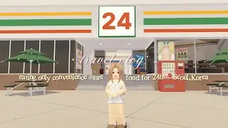 | travel vlog |: eating only convenience store food for 24h 📍Korea