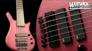 Warwick Custom Shop Masterbuilt - Thumb NT 6-String - Purple Heart Body #16-3270
