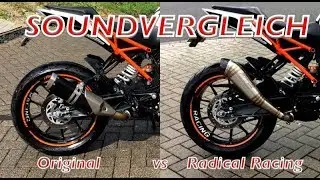 KTM 125 DUKE 2017 RADICAL RACING | SOUND