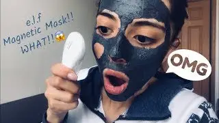 Trying e.l.f Beauty Shield Recharging Magnetic Mask!