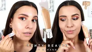 NEW! FENTY BEAUTY PRO FILT'R HYDRATING FOUNDATION | Review + 9 Hour Wear Test | Jackie Ann
