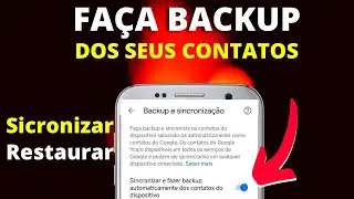 🔴Como fazer BACKUP dos MEUS CONTATOS?(Android)