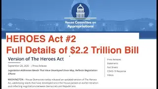 Breaking New $2.2 Trillion Stimulus Package Details | Stimulus Checks, $600 Unemployment, PPP Round
