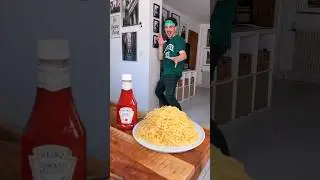 Hatters will say it's HAND but it's just SPAGHETTI with ketchup😌🍝| Bottle cap challenge| CHEFKOUDY