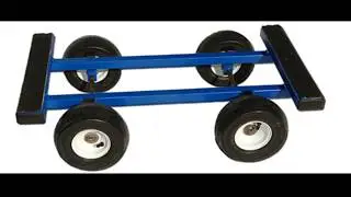 4 Wheel Dolly with Big Tires