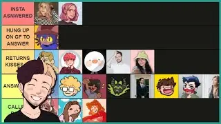 Streamed 24/02/24 - Calling My Friends Tier List!