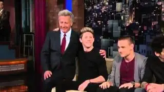 David Letterman - Niall Horan Get Kissed
