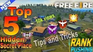 Top 5 hidden secret 🤫 place in Bermuda after update | BR ranked push | Tips and tricks 2025 # krish
