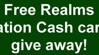 Free Realms Station Cash Card Giveaway!