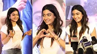 Rashmika Mandanna उर्फ़ - Srivalli Arrive at Goodbye Movie Screening😍