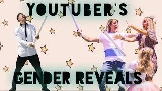 FAMOUS YOUTUBER GENDER REVEALS COMPILATION (THE BRAMFAM, COLE&SAV, THE ACE FAMILY)