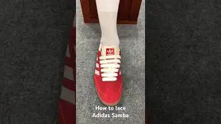 How to lace Adidas Samba#sneakers #shoes #adidas#samba