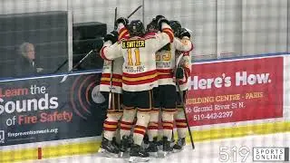 PJHL - Woodstock Navy Vets vs Paris Mounties
