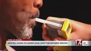 NC bill could lower legal limit for impaired driving