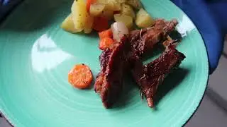 ROAST LEG OF LAMB (Spanish Style)  with ROASTED VEGETABLES for LUNCH | JOBY MAY
