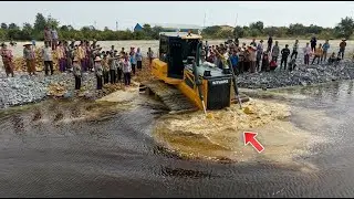 Start New Project !! The skill of building a rock using water is so great that water bursts out.