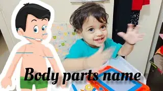 Cute Baby Showing Body Parts With Cute Expression 😉 | Learn Bodyparts | @gharsansarcutevlog5348