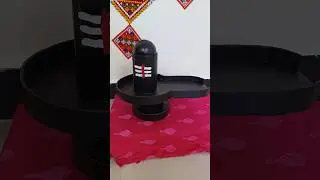 Har Har Mahadev 🙏 Shivling Form Cardboard ⛰️ #mahadev #shiv #shorts #viralvideo