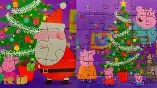Свинка Пеппа получает Подарки - Пазлы для детей Peppa Pig | Merry Nika