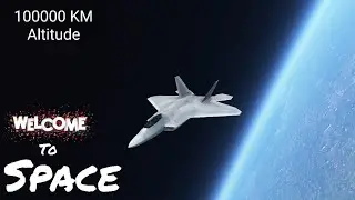 F-22 FIGHTER JET IN SPACE || INFINITE FLIGHT || ANDROID FLIGHT SIMULATOR