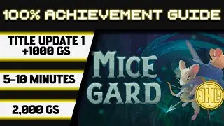 MiceGard Title Update 1 100% Achievement Walkthrough * 1000GS in 5-10 Minutes *