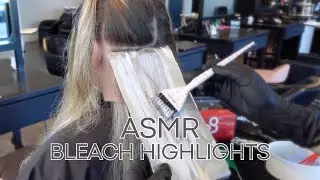 No Talking ASMR Hair Foiling | Relaxing Highlight Application Sounds Only