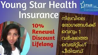 Young Star Health Insurance Policy explained in Malayalam / star health insurance Malayalam