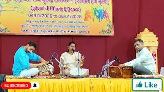 Bole Re papihara- Raag Miyan Malhar Bandish, Cultural Meet, kakrapar Gujarat  excellent performance