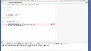 Ultimate Guide to JSON Parsing with Swift : Parsing JSON Using JSONSerialization