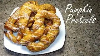 Pumpkin Soft Pretzels - Homemade Pretzels